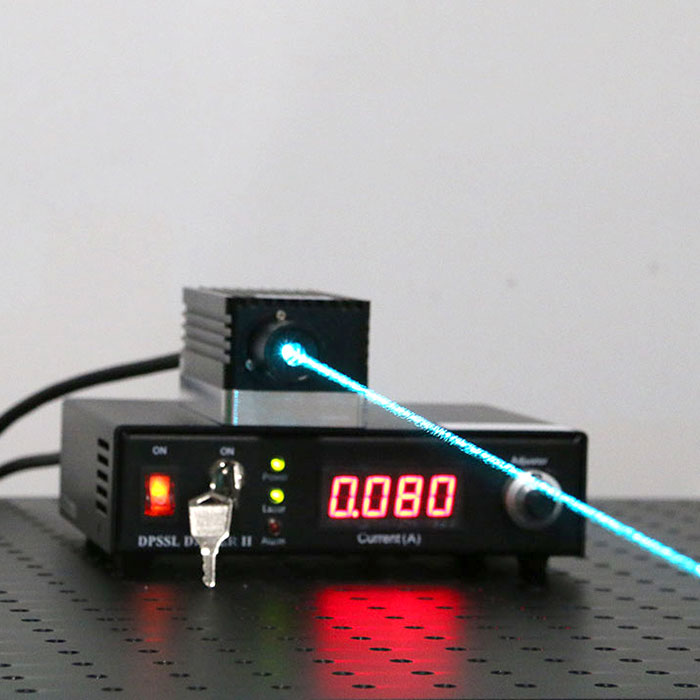 488nm 100mW شعاع الليزر الأزرق ليزر أشباه الموصلات Diode Laser